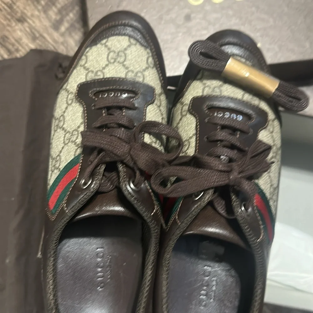 Gucci Women's Sneakers Box - Brown - Picture 4 of 11